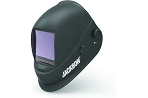 Jackson Safety TRANSLIGHT Premium Auto Darkening Helmet, True Color Technology Viewing Area