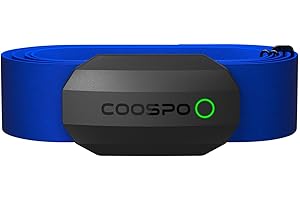 COOSPO H808S Capteur de Fréquence Cardiaque Bluetooth5.0 Ant+, Cardio Fréquencemètres ECG/EKG, Étanche IP67, Compatible avec Wahoo, Strava, Adidas, Coosporide, Polar Beat, Kinomap