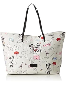 Codello Damen 81011602 Henkeltasche, Weiß (Off-White), 18x34x55 cm