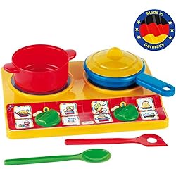 Klein - 9170 - Jeu d'imitation - Plaques de cuisson Emma's Kitchen avec accessoires