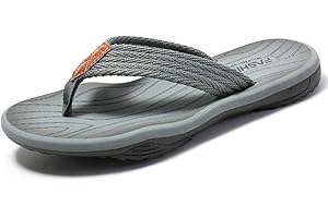MGGMOKAY Chanclas Hombre Flip Flops con Soporte para el Arco Sandalias de playa Antideslizantes
