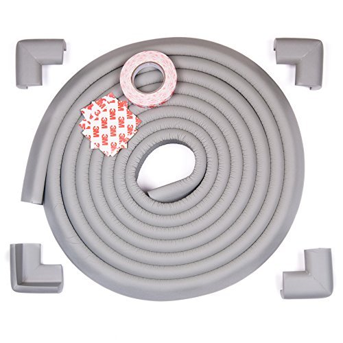 Edge Armor - 5 Metres of Edge Guards & 4 Corner Protectors Slate Grey