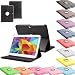 Produktbild SVS-Trade 360° Tab4 10.1 Standtasche für SAMSUNG GALAXY TAB 4 10.1 SM-T530 / T531 / T535 Hülle Schutz Etui Tasche Cover (Schwarz)