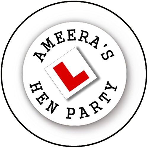 Ameera's Hen Party Badge - 1inch (25mm) Button Pin Badge