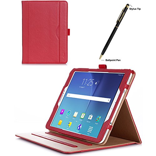 ProCase Schutzhülle Samsung Galaxy Tab S2 9.7 Kunstleder Schutz Hülle Ständer für Galaxy Tab S2 Tablet (9.7 inch, SM-T810 T815 T813)Rot - 2