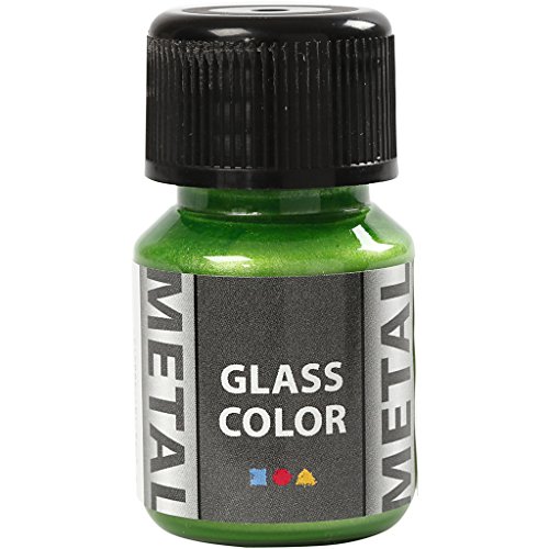 Creativ Company Glasfarbe Metal, 35 ml, Grün