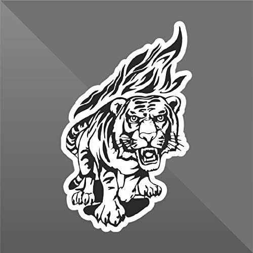 Sticker Tigre Tiger - Decal Cars Motorcycles Helmet Wall Camper Bike Adesivo Adhesive Autocollant Pegatina Aufkleber - cm 32