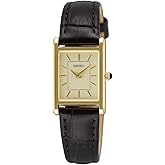 Seiko Women's Analog Watch with Leather Strap SWR110P1