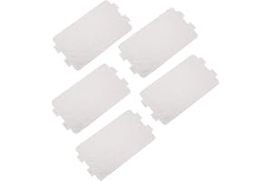 HERCHR 5pcs remplacement de feuille de plaque de mica de four à micro-ondes, couvercle de guide d'ondes micro-ondes, accessoire de réparation de remplacement de couverture de guide d'ondes micro-ondes pour f