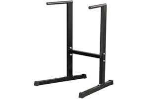 costoffs Dipping Stand Bars Dip Station Bar Pull Up Fitness Workout Station Indoor Home Gym Use