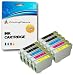 Produktbild 10 PREMIUM Druckerpatronen für Epson Stylus S20, S21, SX100, SX105, SX110, SX115, SX200, SX205, SX209, SX210, SX215, SX218, SX400, SX405, SX410, SX415, SX510W, SX515W, SX600FW, SX610FW, D78, D92, D120, DX400, DX4000, DX4050, DX4400, DX4450, DX5000, DX5050, DX6000, DX6050, DX7000, DX7400, DX7450, DX8400, DX8450, DX9200, DX9400F, DX9450 / Stylus Office B40W, B300F, BX310FN, BX600FW, BX610FW | kompatibel zu Epson T0711, T0712, T0713, T0714 (T0715)