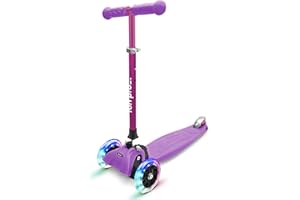 Patinete One de fun pro - El patinete seguro premium para niños, con LED en las ruedas, plegable, a partir de 2 años (patinete), certificación TüV