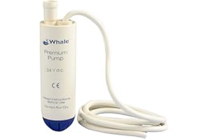 Whale Premium 24V Submersible Electric Pump - White, 13 Litres