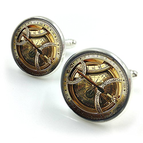 Compass Cufflinks| Nautical cufflinks| nautical| cuff links| compass jewelry| brass compass| groomsmen gift| gift for men| gift for him