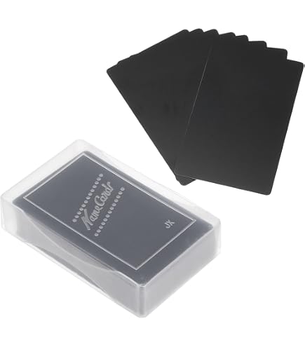 300 Black Aluminum Business Card Blanks – 0.21mm Thick, Laser Engrave-Ready Metal Cards For DIY Custom Name Cards, VIP Gifts & Promo - View #9