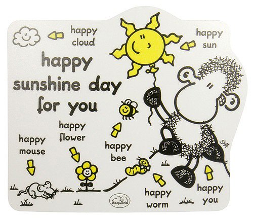 Preisvergleich Produktbild Sheepworld 41792 - PC Mausmatte Happy Sunshine, mehrfarbig
