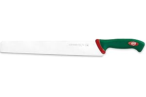 Sanelli Premana Professional Coltello da Salato, Acciaio Inossidabile, Verde, 33 cm