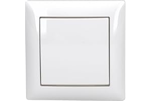 Busch-Jaeger Wechselschalter Set: 2000/6 US Wechselschalter Einsatz + 2506-914 Wippe + 1721-914 1-fach Rahmen Alpinweiß Balance SI