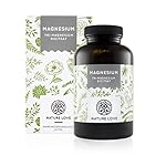 Magnesiumcitrat [ 670 mg pro Kapsel ] - 180 Stück. Frei von Zusatzstoffen wie Gelatine oder Magnesiumstearat. Laborgeprüft, hochdosiert, vegan und hergestellt in Deutschland