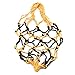 Produktbild Toporchid Basketball Tragen Netz Fußball Netztasche Fußball Tasche Ball Aufbewahrungstasche Für Volleyball (Gelb Schwarz)