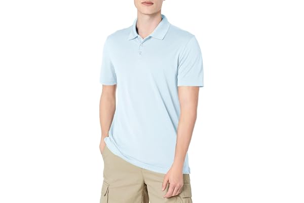 Amazon Essentials Polo de Golf à Séchage Rapide Coupe Ajustée - Couleurs abandonnées Homme