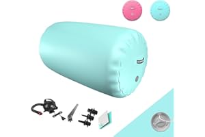 DOBESTS Air Tracking Mat - Tappetino da ginnastica, altezza 10-20 cm, gonfiabile, misura 2/3/4/5/6/7/8 m, con pompa ad aria elettrica