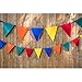 Produktbild Wimpelkette NEU Girlande wetterfestem PVC Mini, 5m Wimpel Girlande Bunte Wimpelkette, farbenfrohe Wimpeln für Draußen Party 22.068