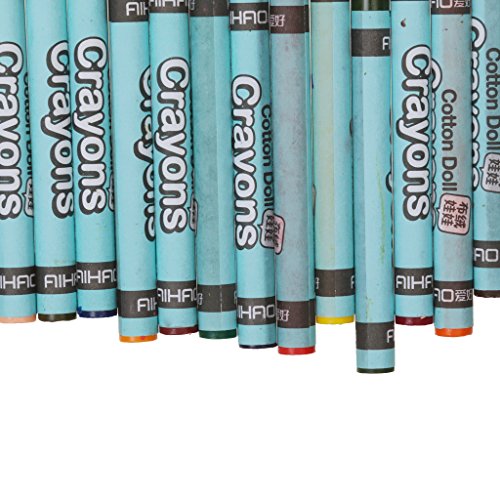 Gazechimp 24 Farben Wachsmaler Wachsmalstifte Wachsmalkreiden Crayon Set Kinder Geschenk - 6