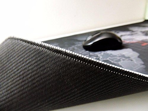 YINGNEW XXL Groß Mauspads Mouse Maus Pad fur Gaming Gamer 80x40cm – Materialdicke 3mm Rutschfeste Unterseite aus Gumm – Spezielle behandeltes Material - 3
