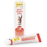 GimCat Multi-Vitamin Extra, Multivitamin Paste - Cat Snack, with Beta-Glucan and Omega 3 &amp; 6 for Healthy Cell Protection - 1