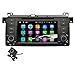 Produktbild SAVORI Android 7.1.1 Nougat 2GB RAM 1 din In Dash 7 Zoll Autoradio Moniceiver DVD GPS Navigation für BMW 3 Series E46 1998-2001/2002-2006 BMW M3 (1998-2006) Support Bluetooth WIFI SD USB AV-IN DVR SWC OBD2 inkel Rückfahrkamera