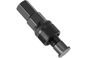 DAWRIS Ściągacz korby rowerowej, ściągacz korby, czarny, zdejmowana głowica, kompaktowy zestaw korbowy, do naprawy rowerów, do naprawy i konserwacji