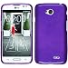 Produktbild PhoneNatic Case für LG L70 Hülle Silikon lila brushed + 2 Schutzfolien