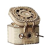 montajes de carpinteria de madera Regalos creativos para niñas - Caja de joyería de estilo vintage, Cajas de rompecabezas DIY, Cumpleaños creativo, Día de San Valentín, Regalo del día de Navidad. propuesta anillo Caja para Ella.