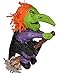 Produktbild 3-D XL Pinata Hexe auf Besen - Deko Kindergeburtstag für Süßigkeiten Tischdekoration Pinatas - Partydekoration Hexen - Fasching Frauen Damen Karneval Erwachsene
