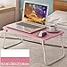 Produktbild Exing Laptop-Tisch Portable faltender Kleiner kampierender Tabellen-Picknick BBQ-Tabellen-Partei-PC Notizbuch-Laptop-Schreibtisch-Notizbuch für Bett, Terrasse, Küche, Balkon, Garten