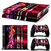 Produktbild 46 North Design Playstation 4 PS4 Folie Skin Sticker Konsole Red Fire aus Vinyl-Folie Aufkleber Und 2 x Controller folie