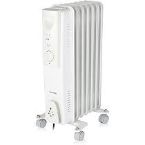 Daewoo Oil Filled 2000W Portable Radiator with Thermostat and Temperature  Control - Ideal for Home, Garage or Office Use - White : Amazon.co.uk:  Automotive