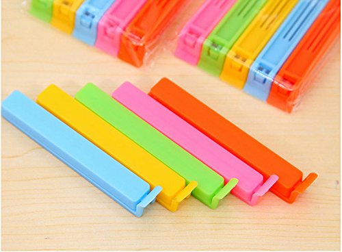 Preisvergleich Produktbild Jakerbing Küche Lebensmittel Versiegelungs clips Aromaclips für Plastiktüten - 10 Stück