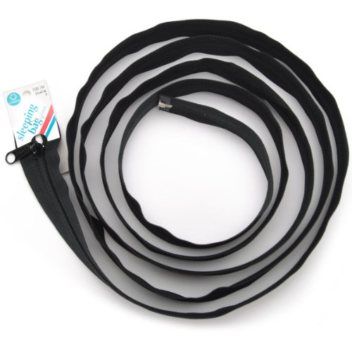 Coats Thread & Zippers 100-inch Plastic Sleeping Bag Separating Zipper, Black