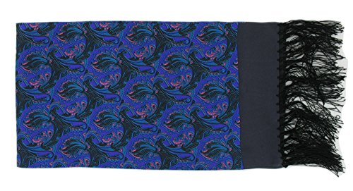 Bright Paisley Silk Scarf