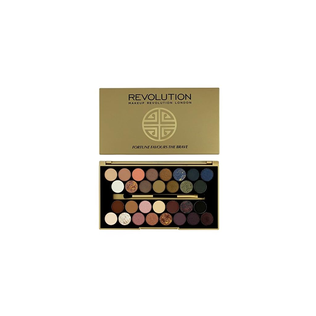 Revolution палетка теней 30 eyeshadow palette. Revolution fortune. Revolution fortune. тени для век makeup revolution 30 eyeshadow palette fortune favours the brave. свотчи на revolution палетка теней 30 оттенков fortune favours the brave.