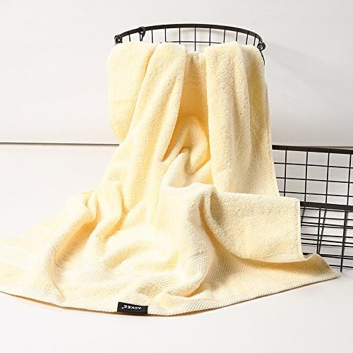 DANCICI Baumwolle Soft Großes Badetuch Erhöht Die Dicken Wasser Absorbierenden Haushalt Handtuch 80*140 Cm, Gans Gelb