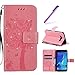 Produktbild Für Samsung Galaxy J7 2016 Hülle Rosa,Galaxy J7 2016 Hülle Leder,Galaxy J7 2016 Hülle Pink,Galaxy J7 2016 Hülle Blumen,EMAXELERS Galaxy J7 2016 Tasche PU Leder Brieftasche Hülle Flip Wallet Case Cover für Galaxy J710,Galaxy J710 2016 Hülle Glitzer Bling Wishing Tree Muster Galaxy J710 Flip PU Leather Leder Wallet Case Hülle Schutzhülle Etui mit Kartenfach Standfunktion Telefon-Kasten für Samsung Galaxy J7 2016,Pink Wishing Tree with Diamond