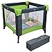 Monsieur Bébé ® Foldable baby playpen 90cm x 90cm with mattress + carrying bag - Three colors - Standard NF EN12227