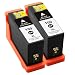 Produktbild 2 Druckerpatronen Kompatibel zu Lexmark 100XL Schwarz , Impact S305, Interact 605, Interpret S405, Intuition S505, Pro905, Pro805, Pro705, Prospect Pro205