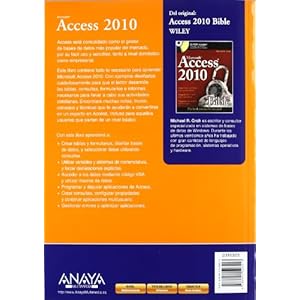 Access 2010 (La Biblia De)