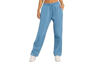 GÉNÉRIQUE Jogging Femme Pantalon Baggy Sweatpants Mode Sport Pantalons de Survêtement Taille Haute Décontracté Pants Pantalon de Jogging Large Leg Automne Hiver 2025