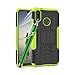 Price comparison product image Panaaz Fashion Huawei P20 Lite Case, Heavy Duty Tough Armour Rugged Shockproof Case for Huawei P20 Lite With Screen Protector, Microfibre Polishing Cloth And Touch Stylus (Lime)