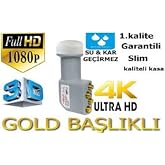 Quadruple 4-Piece Lnb Elembi Compatible with 4k 3d Full HD